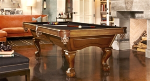 Brunswick 8-Foot Black Wolf Pool Table with FREE Contender Play Package  Accessories and Brunswick Sahara Contender Cloth. 