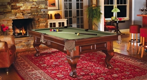 Brunswick 8-Foot Black Wolf Pool Table with FREE Contender Play Package  Accessories and Brunswick Sahara Contender Cloth. 
